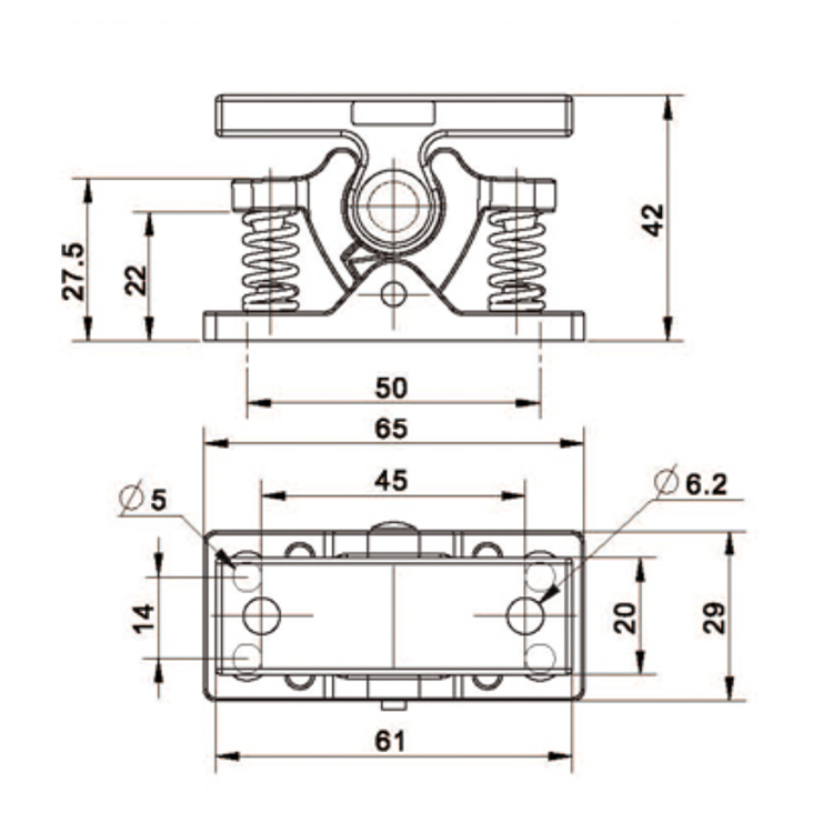 Khóa cắm hạng nặng tích hợp-C9301-5