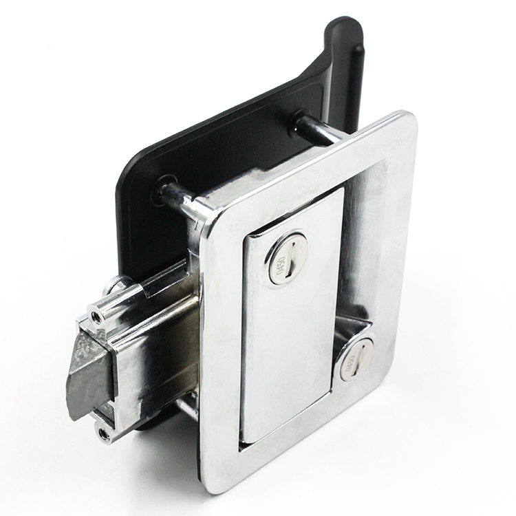 Khóa Lưỡi Mở Đôi Nội Ngoại Thất Cho Nhà Xe, Mạ Chrome-A7902-1116