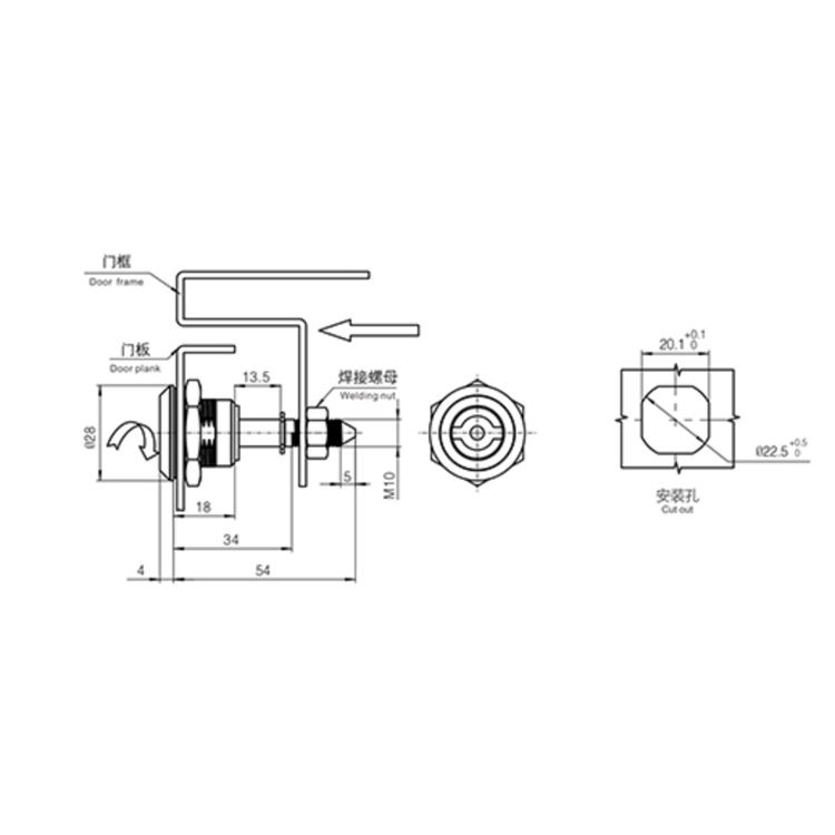 Loại công cụ Khóa căng vít-A6051-6053