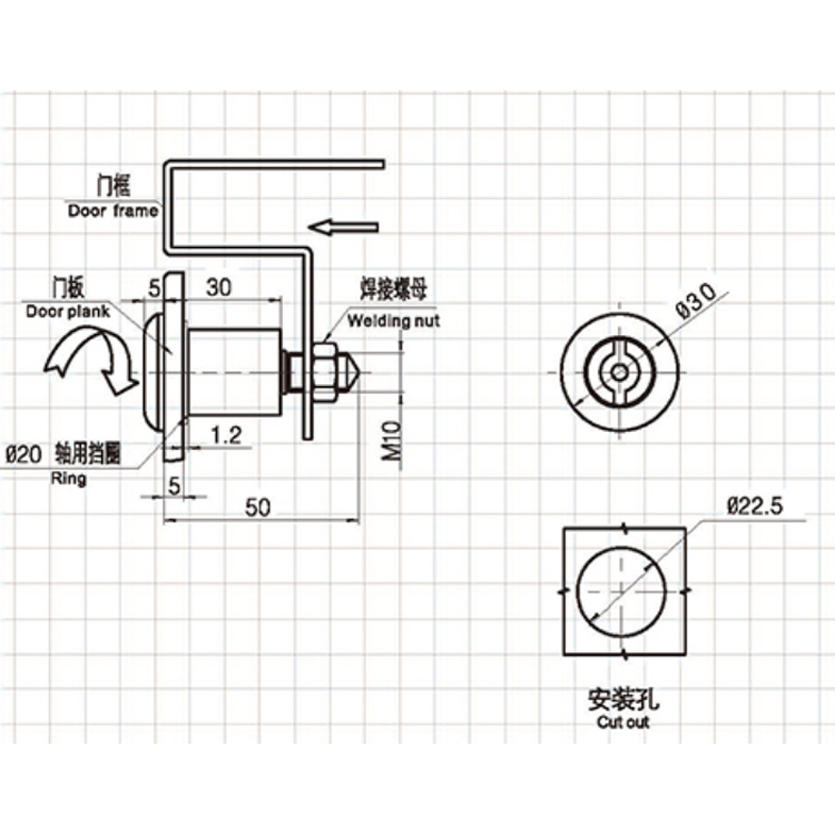 Loại công cụ Băng vít căng Lock-A6054