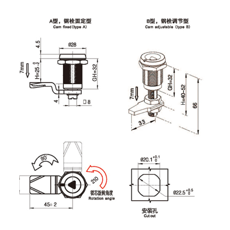 Loại công cụ Compression Lock-A6081