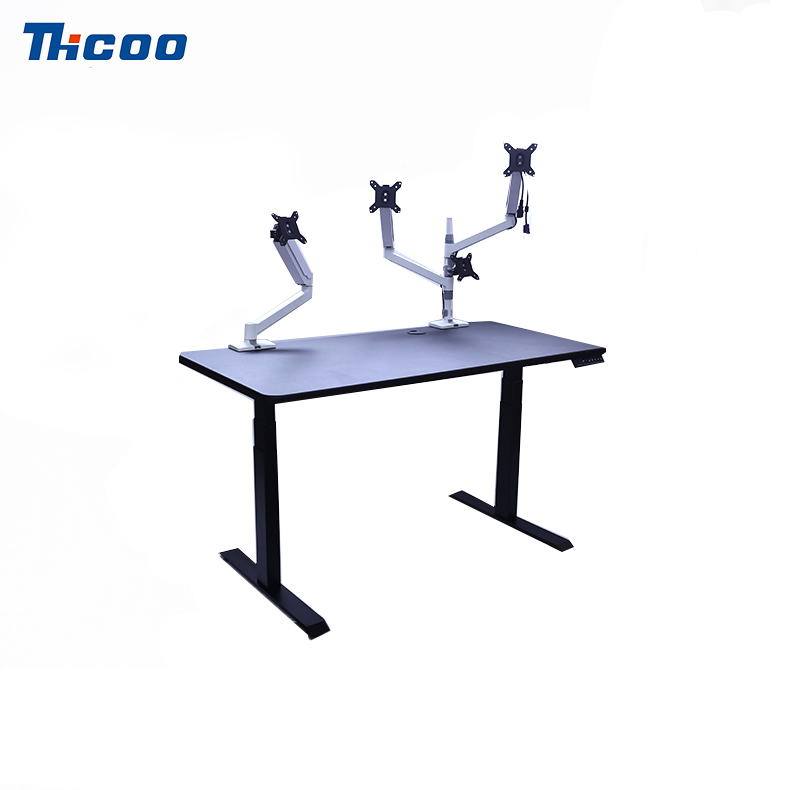 Bàn nâng ba phần tải tích cực động cơ kép có mặt bàn